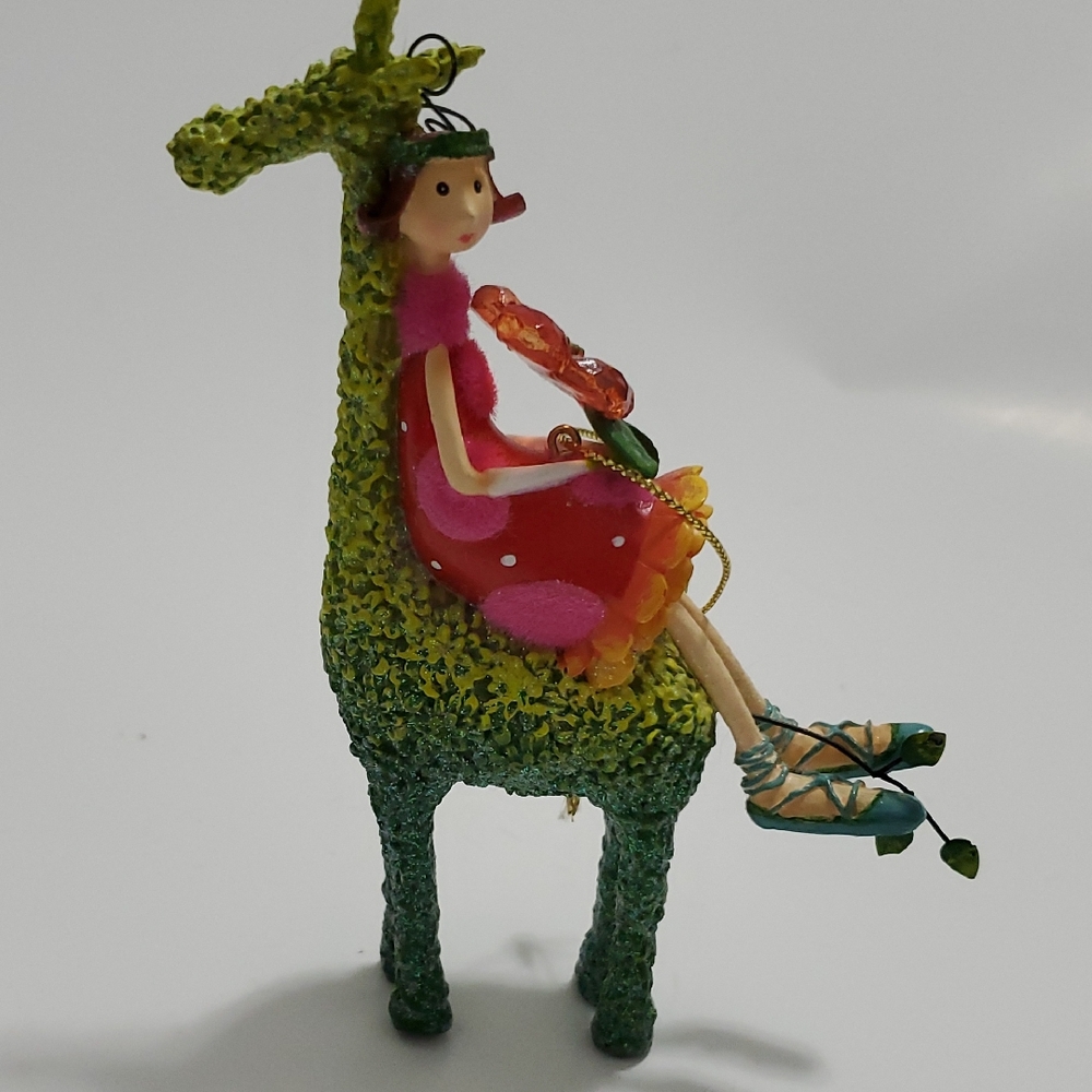 Department 56 Krinkles By Patience Brewster Colorful Figurine on Giraffe